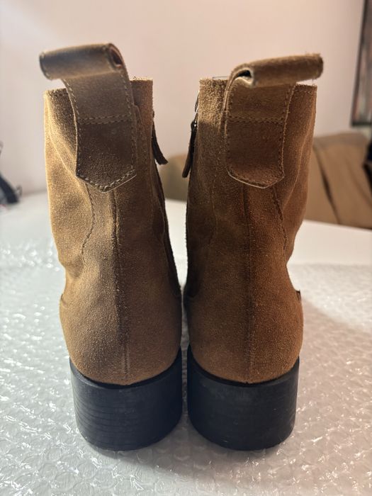 Ghete piele intoarsa Zara pentru dama