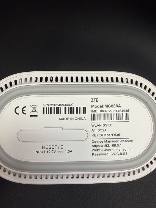 5G рутер ZTE чисто нов сим карта Wifi отключен всички оператори