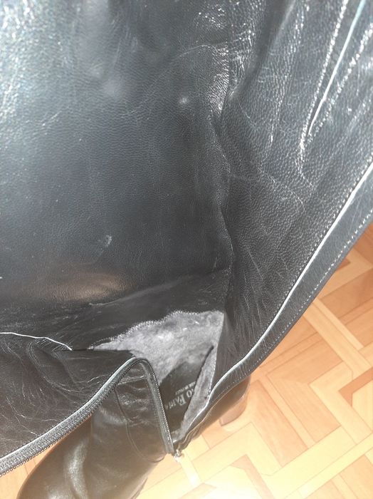 Сапоги кожанные бу