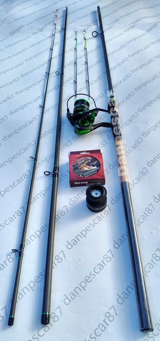 SET FEEDER Lanseta HARRIER 4,20m 150gr+Mulineta SPARKLER 4000+150m fir