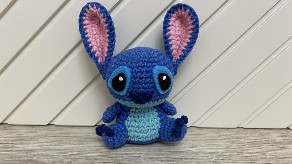 Подарък Стич плюшен от памучена прежда, играчка за деца