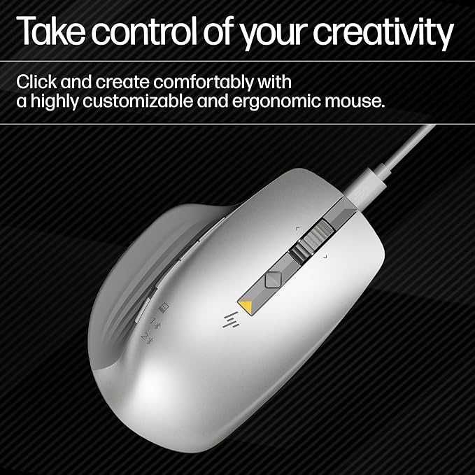 Нова безжична мишка HP 930 Creator Wireless Mouse / Bluetooth / 4000 DPI / Multi-Device