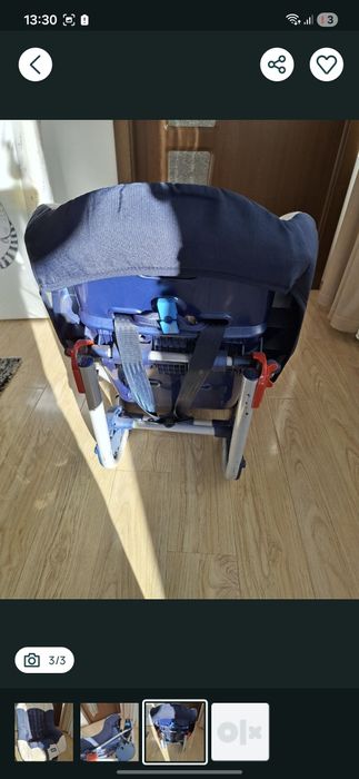 Scaun auto Chicco Eletta, grupa 0+/1 (0–18 kg).