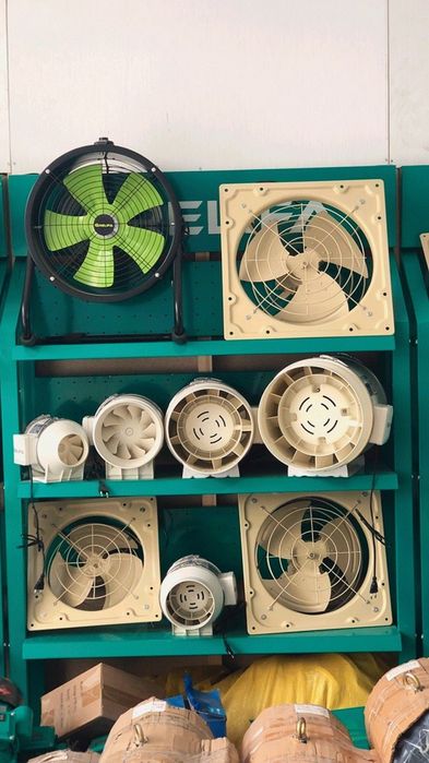 Ventilyator barcha o'lchamda