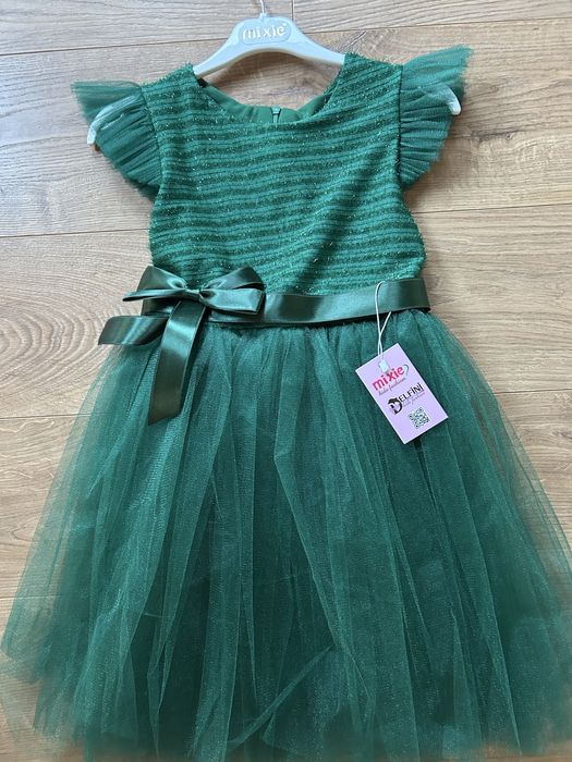 Зелена рокля 122-128