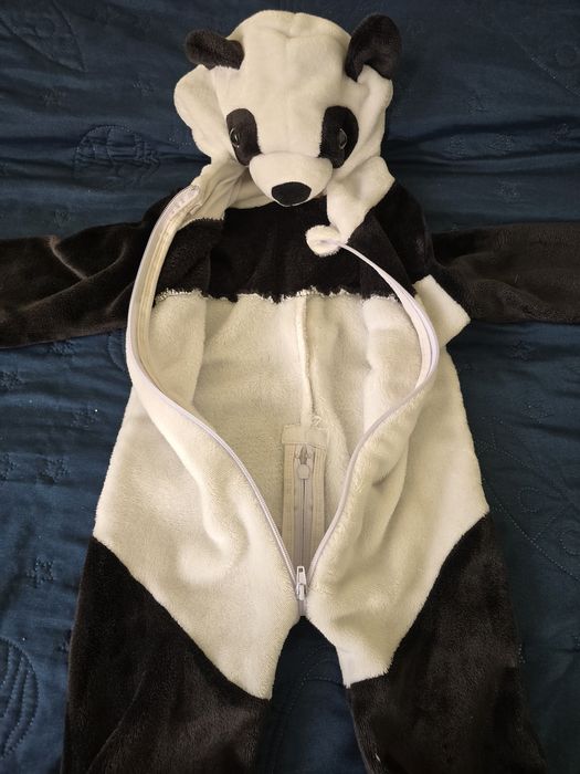 Бебешки плюшен гащеризон панда