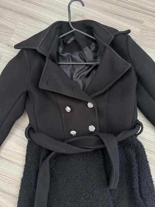 Вталено палто с размер