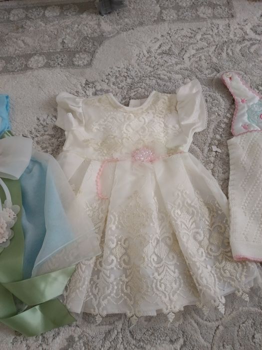 Детское платье  до 1 года