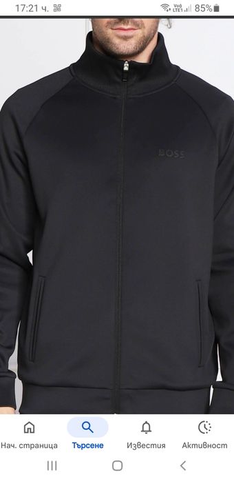 Hugo Boss Skarley Diamond Full Zip Mens /  XL  ОРИГИНАЛ! Мъжко Горнище