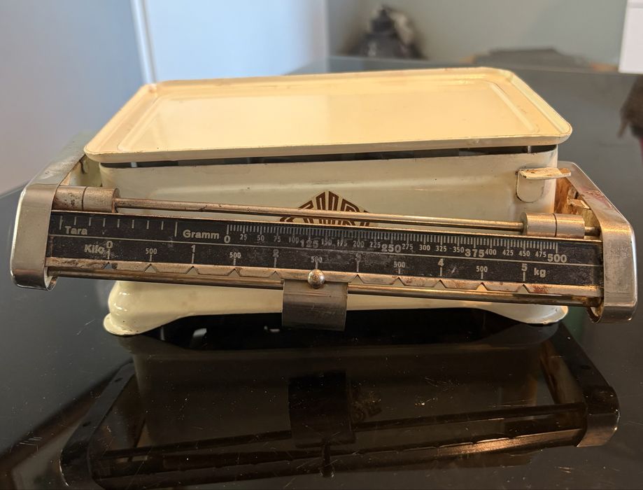 Винтидж немска механична кухненска везна Richard Stube Germany