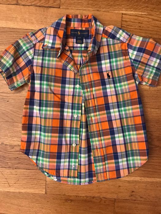 Cămașa Ralph Lauren mâneca scurta 2 ani