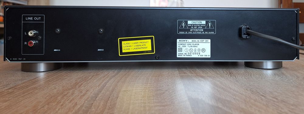 Compact Disc  Player SONY CDP-391