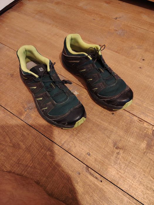 Adidasi-Ghete Salomon verde inchis