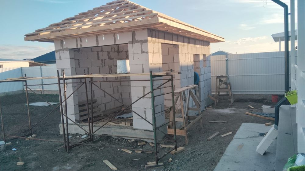 Строительная бригада, Кладчики газоблока