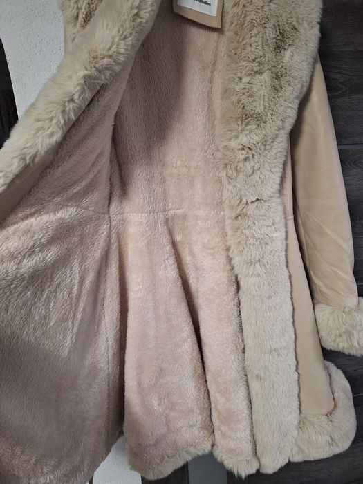 Дамско кожено палто