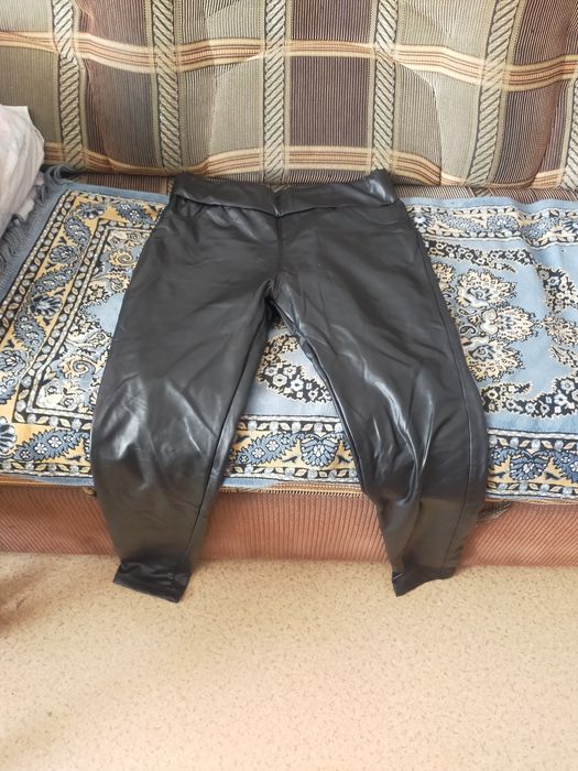 Продам кожаные брюки и юбку