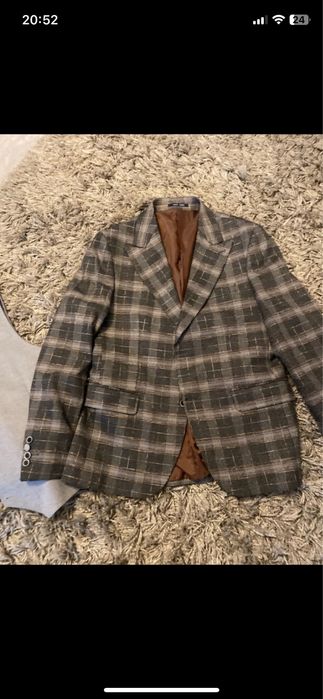 Costum barbati sacou vesta pantaloni