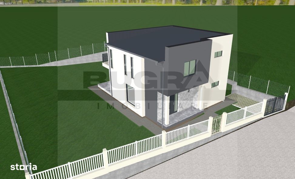 Casa individuala cu 4 camere , 120mp, 700mp teren, zona Mera