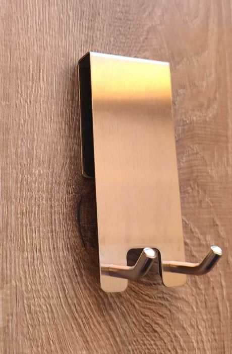 стоманени закачалки за стъкло/врата на баня