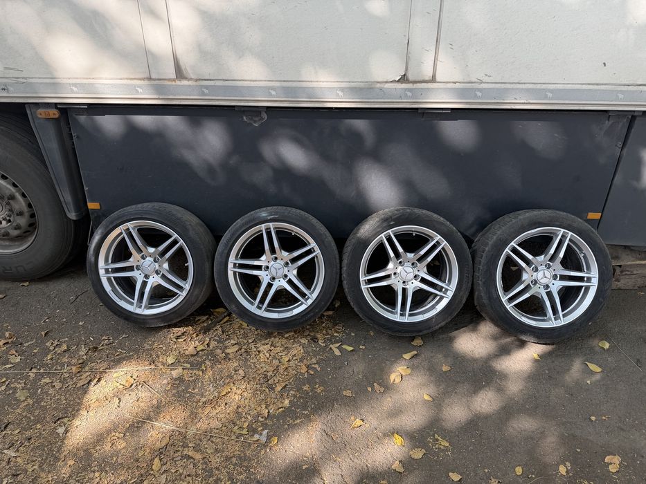 Титановые диски мерседес r18