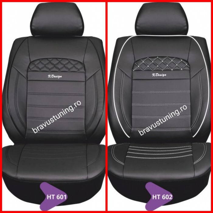Huse scaun auto Piele Ecologica Audi,Mercedes,Skoda,FORD, Kia,Volkswag