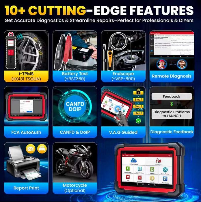 LAUNCH X431 CRP919E BT Diagnoza / Tester  ORIGINAL 2 ani update