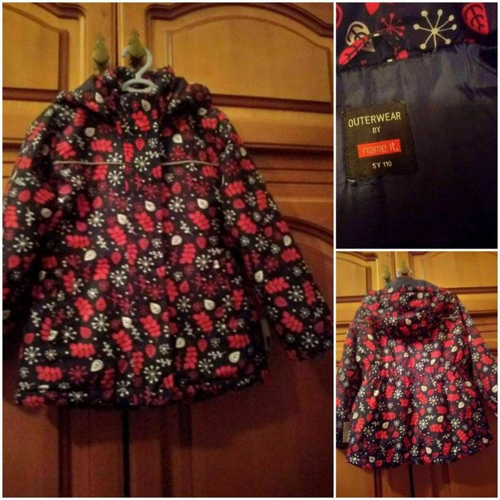 куртка фирмы "Naim it". Как новая.  на девочку от 110 см ростом