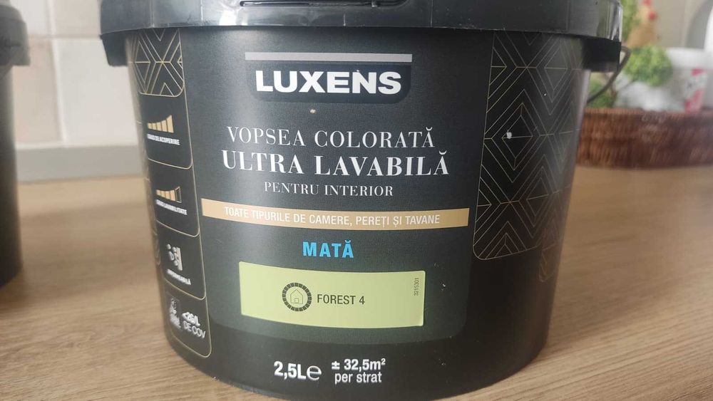 Vopsea lavabila colorata