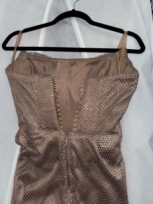 Дизайнерска официална дълга рокля ROS HAUTE COUTURE