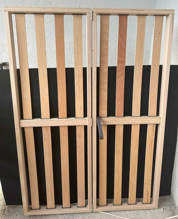 Somiera cadru lemn + Somiera cadru aluminiu