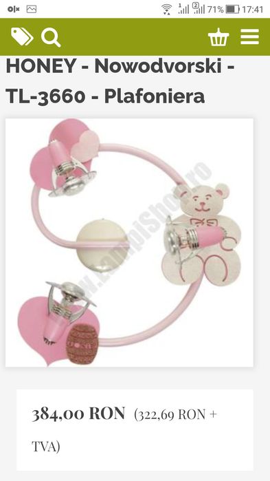 Plafoniera

HONEY - Nowodvorski