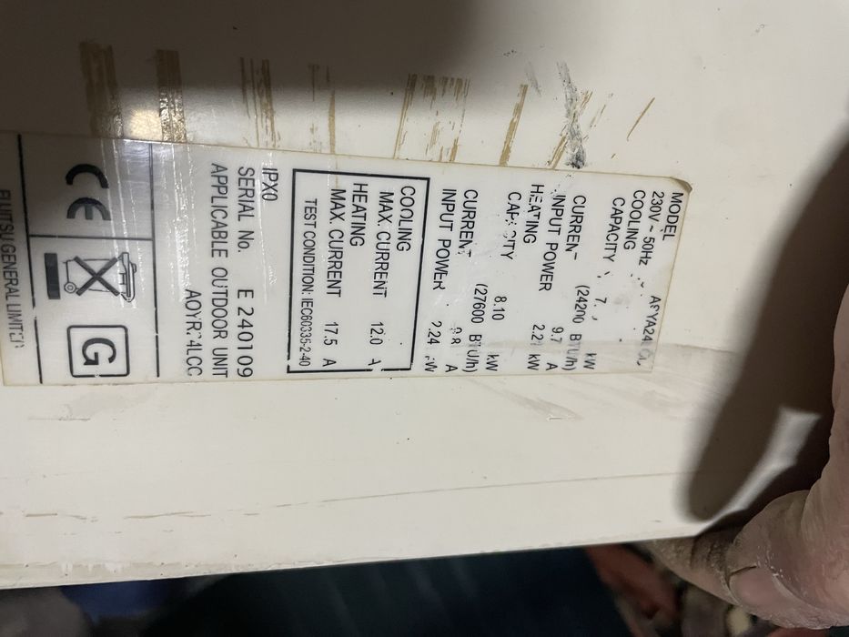 Климатик Фуджицу btu24