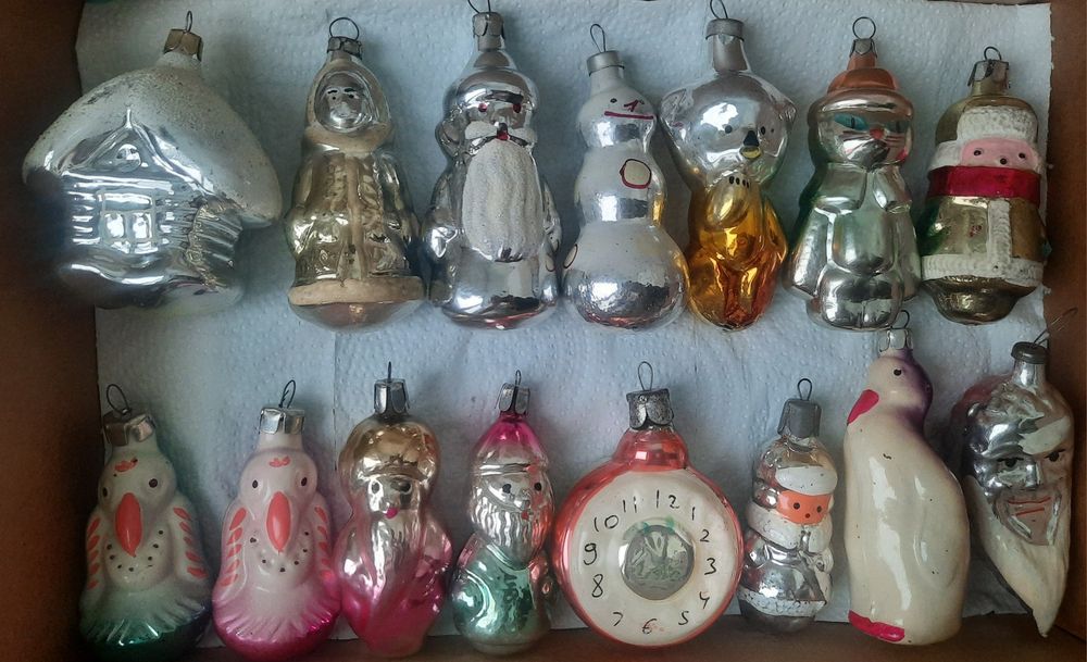 Советские елочные игрушки