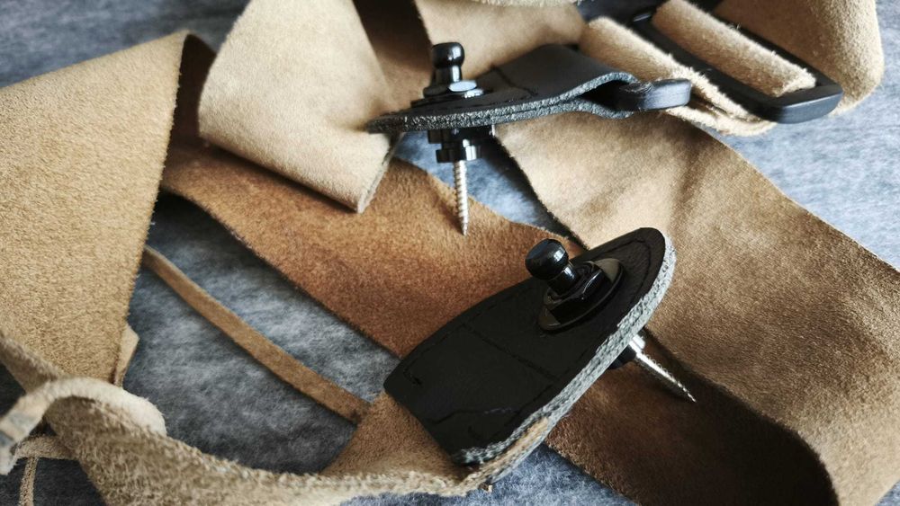 Curea piele ACE - Made in SUA chitara strap locks Premium