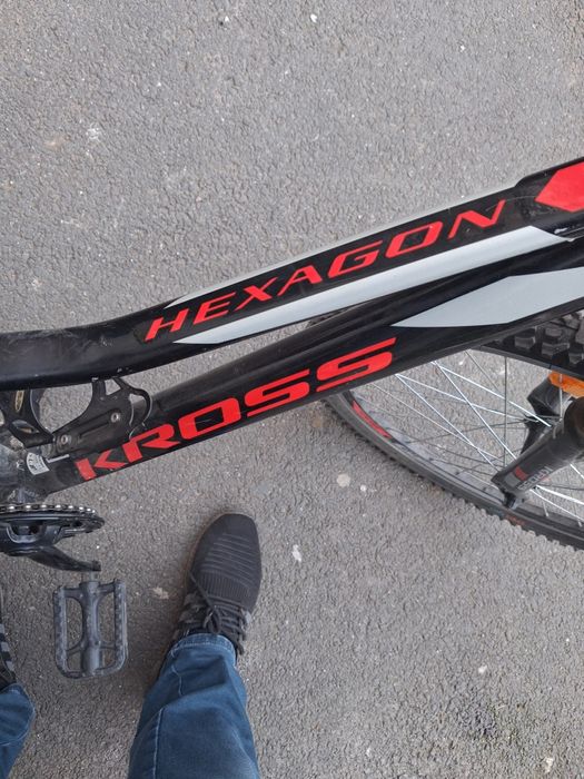 Bicicleta Kross Hexagon junior 9 - 14 ani roti 24