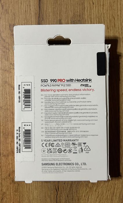 Samsung 990 PRO Heatsink 1TB