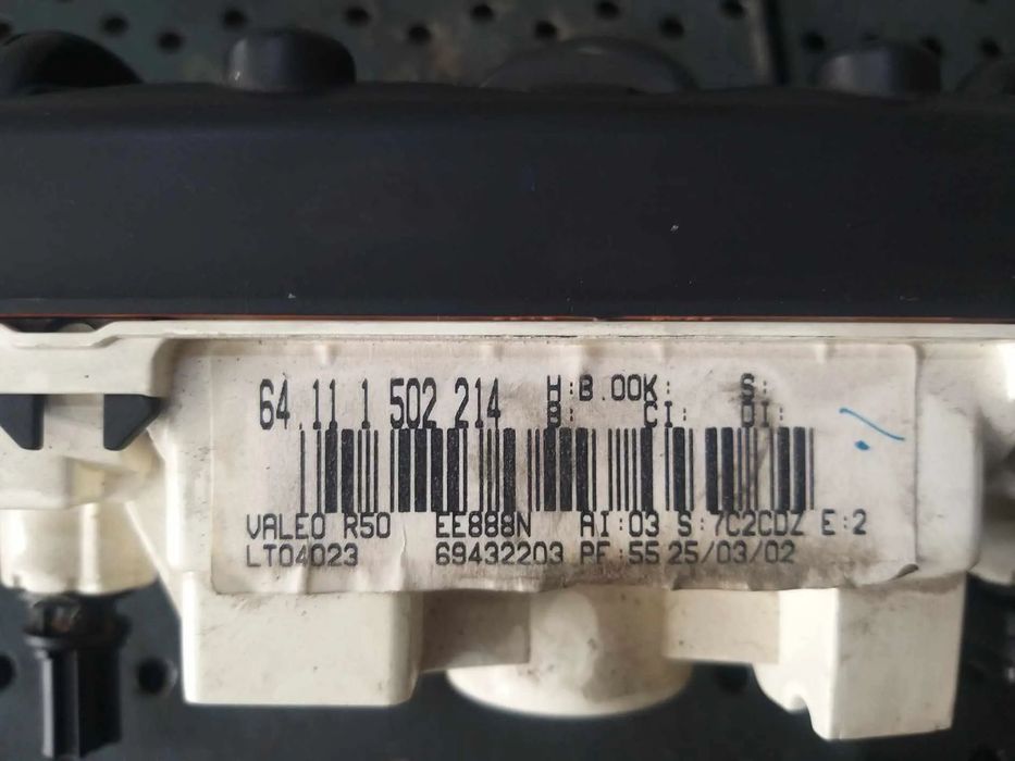 Panou comanda clima ac mini cooper r50 r53 64111502214 69432203