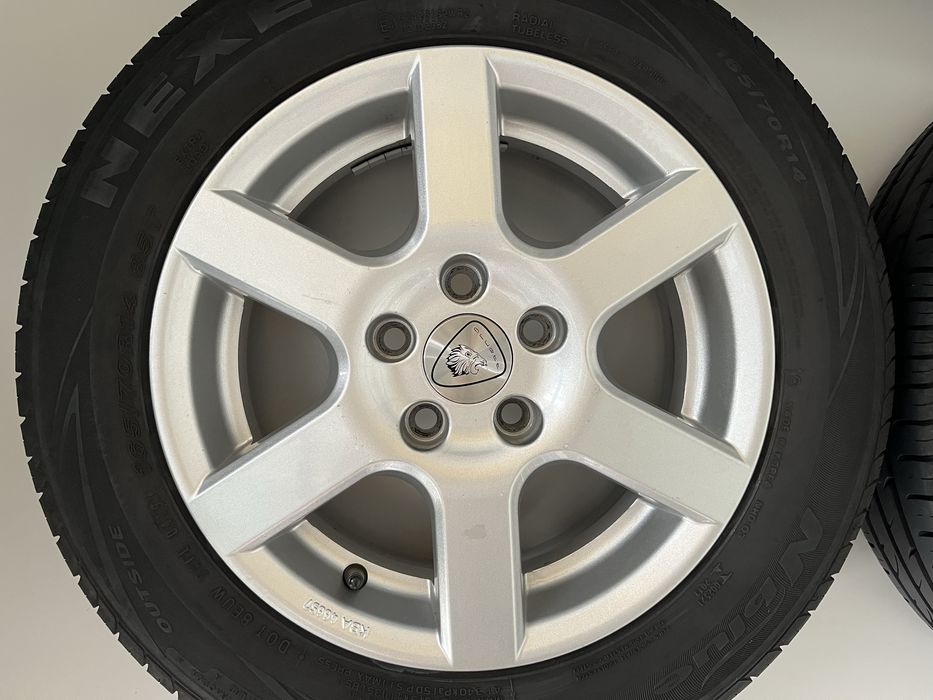 Джанти 14 цола 5х100 за Фолксваген с летни гуми 165/70/14