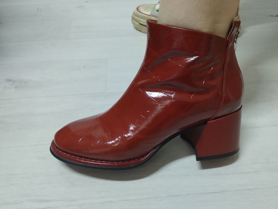 Осенние полусапожки.Натуральные