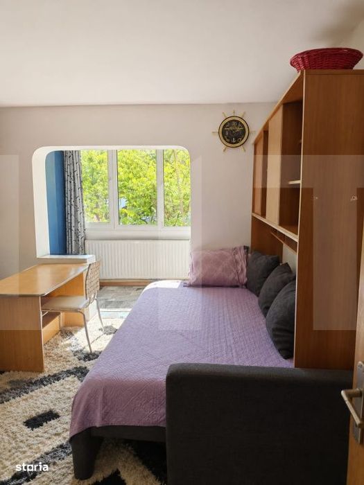 Apartament 3 camere, 77 mp, parter, mobilat, zona Girocului