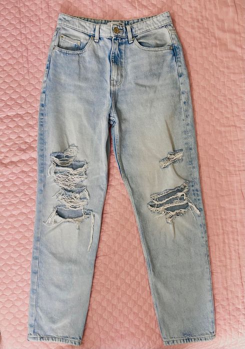 Дънки тип mom fit