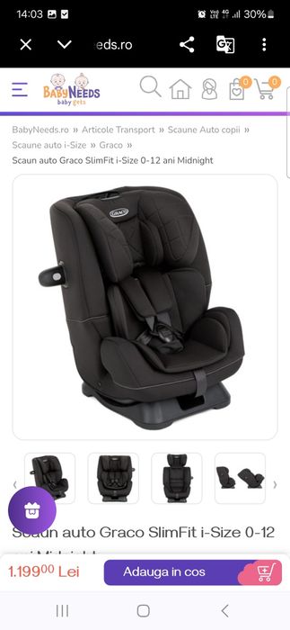 Scaun de masina copii Graco