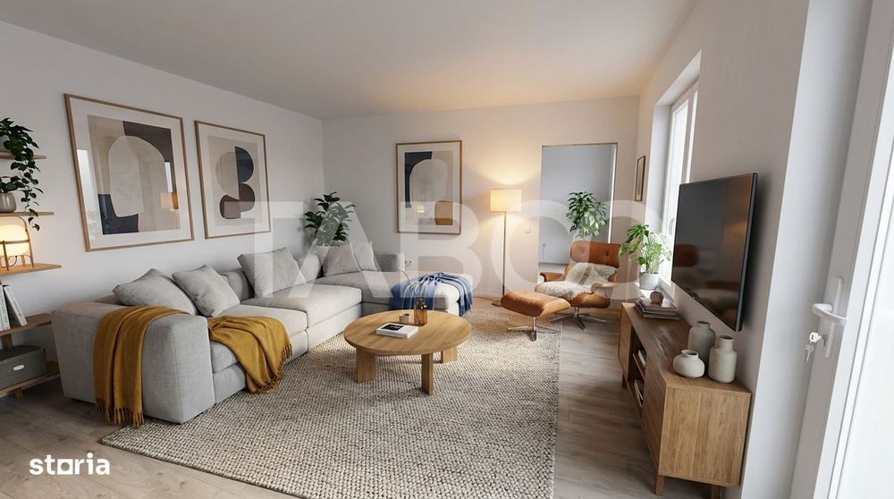 Apartament la CHEIE 3 camere 76 mpu 3 locuri parcare Turnisor Sibiu — fotografia 3