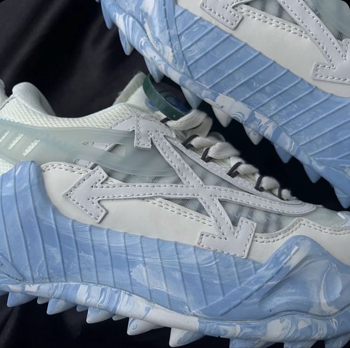 sneakers adidasi off white odsy 1000 blue marble