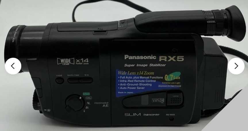 Panasonic NV-RX5 EG VHS-C Camcorder | Отлично състояние | + ПОДАРЪК