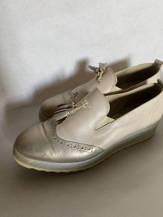 Кожаные лоферы