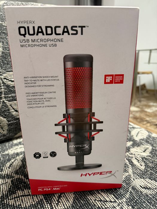 HyperX QuadCast + HyperX Cloud III – комплект