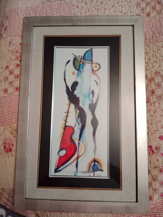 Картина в метталлической раме