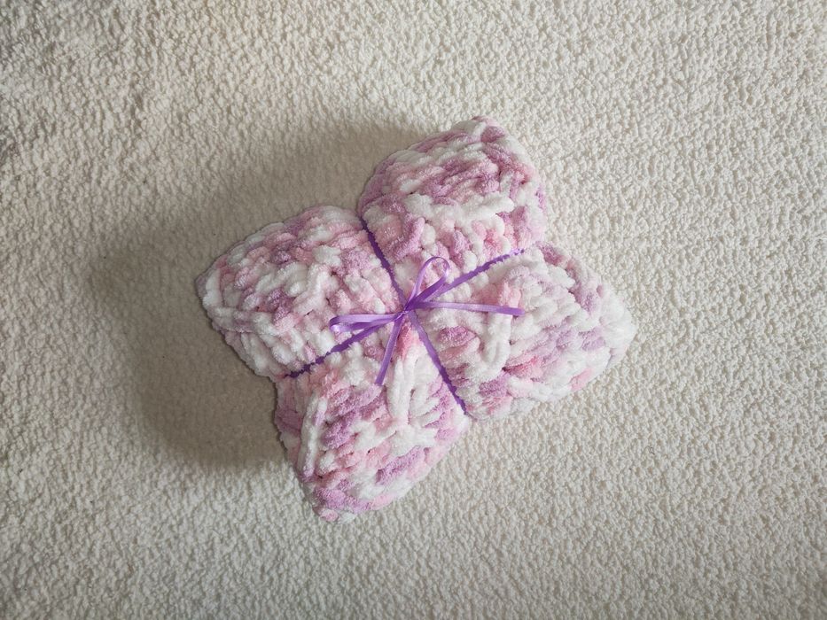 Ръчно плетено одеяло - различни модели и размери