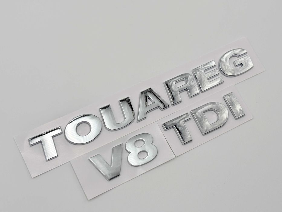 Set Embleme VW Touareg V8 TDI crom